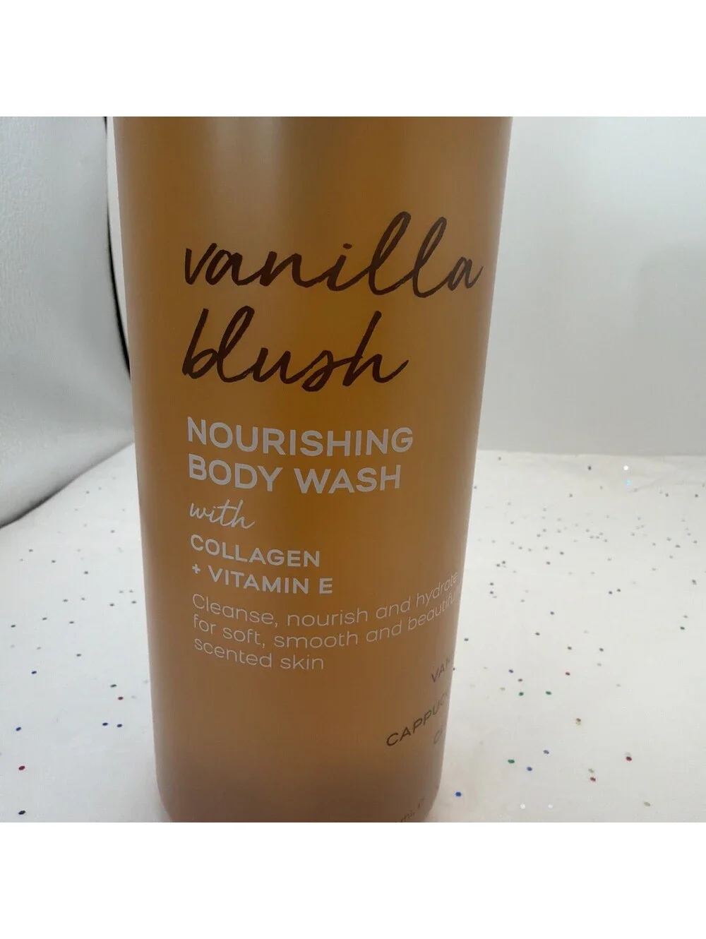 Bubble Beauty Vanilla Blush Body Wash With Collagen Vitamin E 32 fl oz New